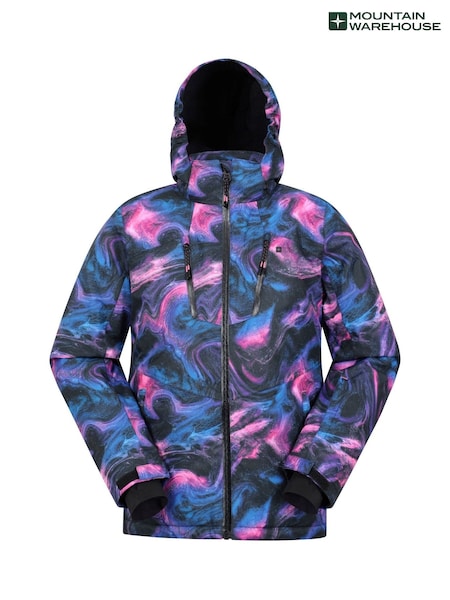 Negru - Jachetă de schi impermeabilă pentru copii Mountain Warehouse Galactic Extreme (202071) | 596 LEI