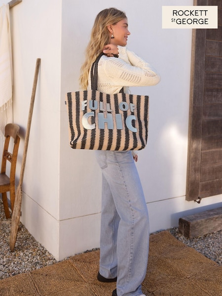 Rockett St George Straw Tote Bag (202553) | 125 LEI