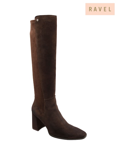 Brown - Ravel Knee High Stretch Boots