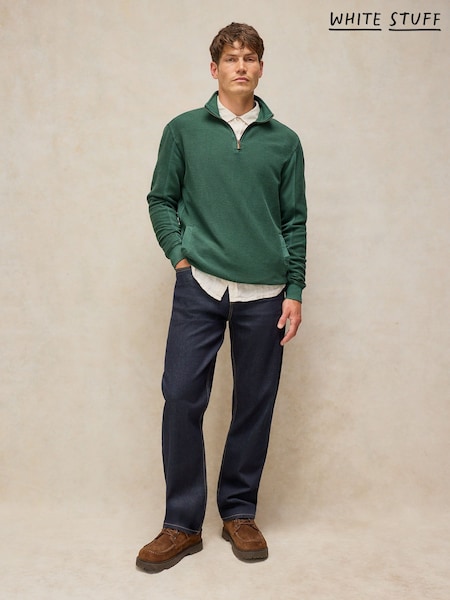 Зеленый - Regular White Stuff Sidmouth Half Zip Sweat Top