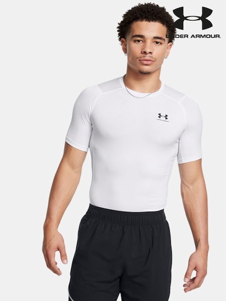 Белый/черный - Under Armour HeatGear Base Layer T-Shirt (203995) | €42