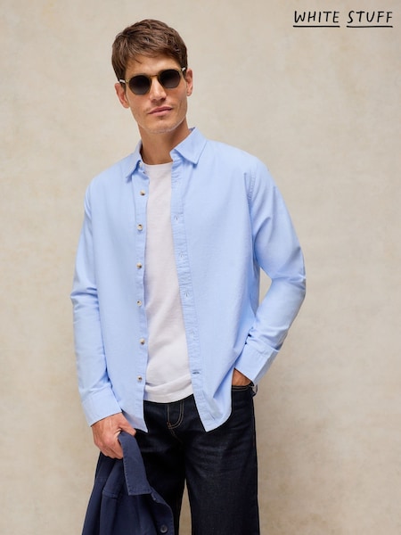 Синий - Regular White Stuff Bruton Oxford Shirt