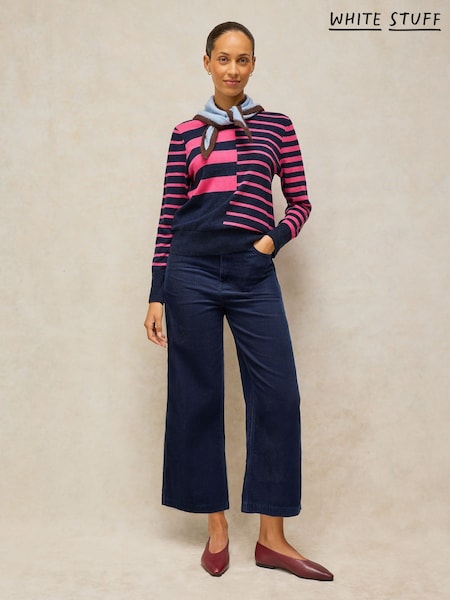 Blue - White Stuff Katie Stripe Jumper