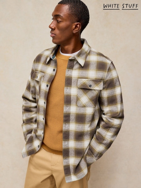 Yellow - Regular White Stuff Darwen Check Shirt