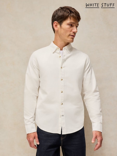 White - Regular White Stuff Bruton Oxford Shirt