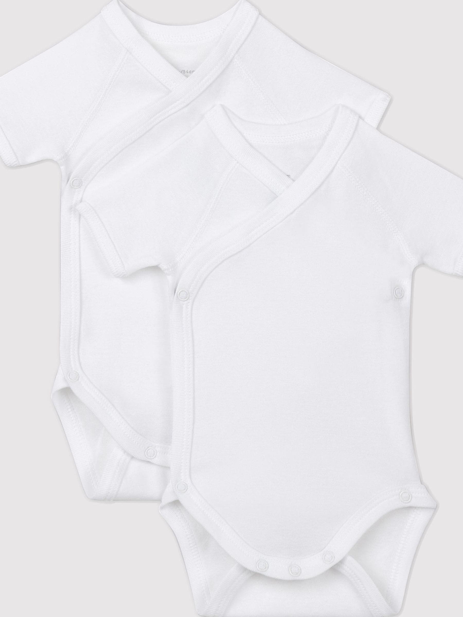 White short sleeve bodysuit top
