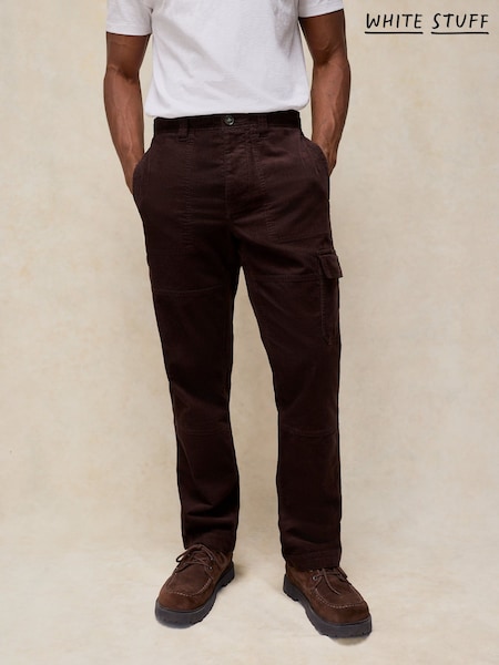 Brown - Regular White Stuff Kemble Cargo Trousers