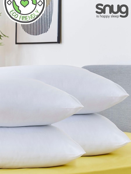 Silentnight Snug Just Right White Pillows 4 Pack (205287) | €33