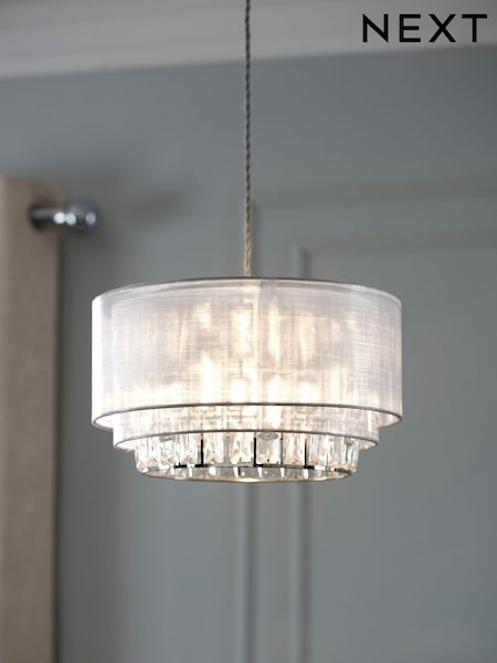Clear Ella Easy Fit Lamp Shade (205548) | 270 QAR