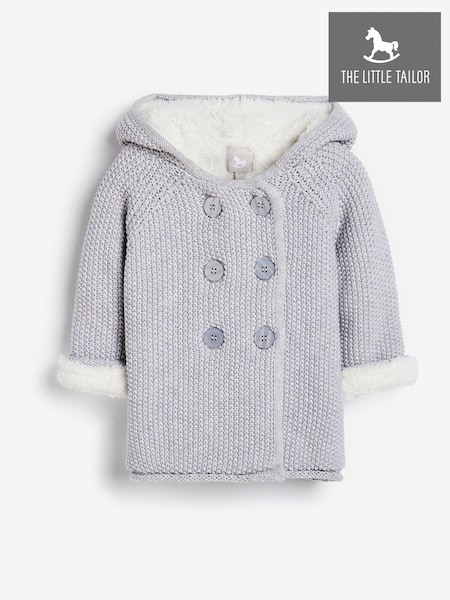 Gris - The Little Tailor Baby 100% Cotton Plush Lined Pixie Pram Coat (205959) | 55 €