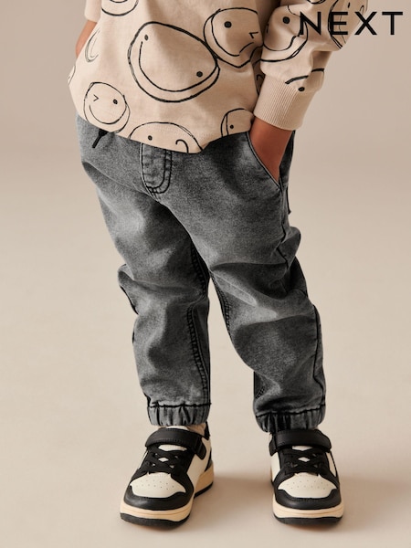 ג׳ינס אפור - Joggers Jeans With Comfort Stretch (3mths-7yrs) (206437) | ‏46‏₪ - ‏55‏ ₪
