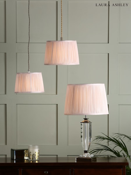Laura Ashley Hemsley Pleated Silk Empire Easyfit Lamp Shade (206517) | € 47 - € 62