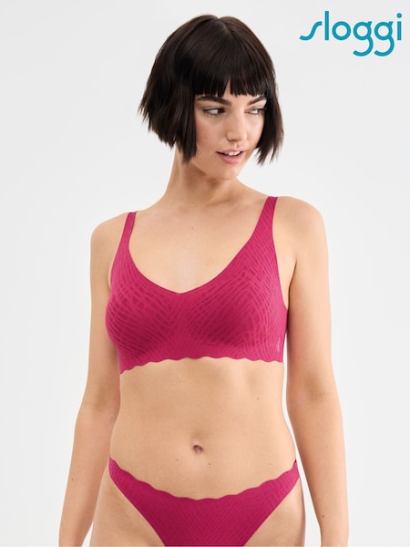 Pink - Sloggi Zero Feel Bliss Soft Bra