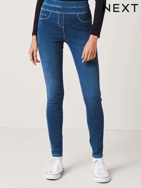 Темно-синий - Super Stretch Soft Sculpt Pull-On Denim Leggings (207667) | €5