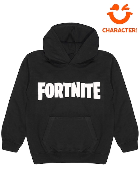 Black - Character Fortnite Pullover Hoodie