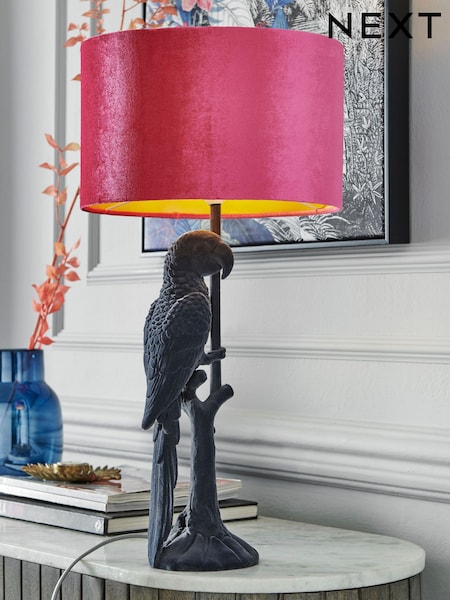 Grey Perry Parrot Table Lamp (207738) | €86