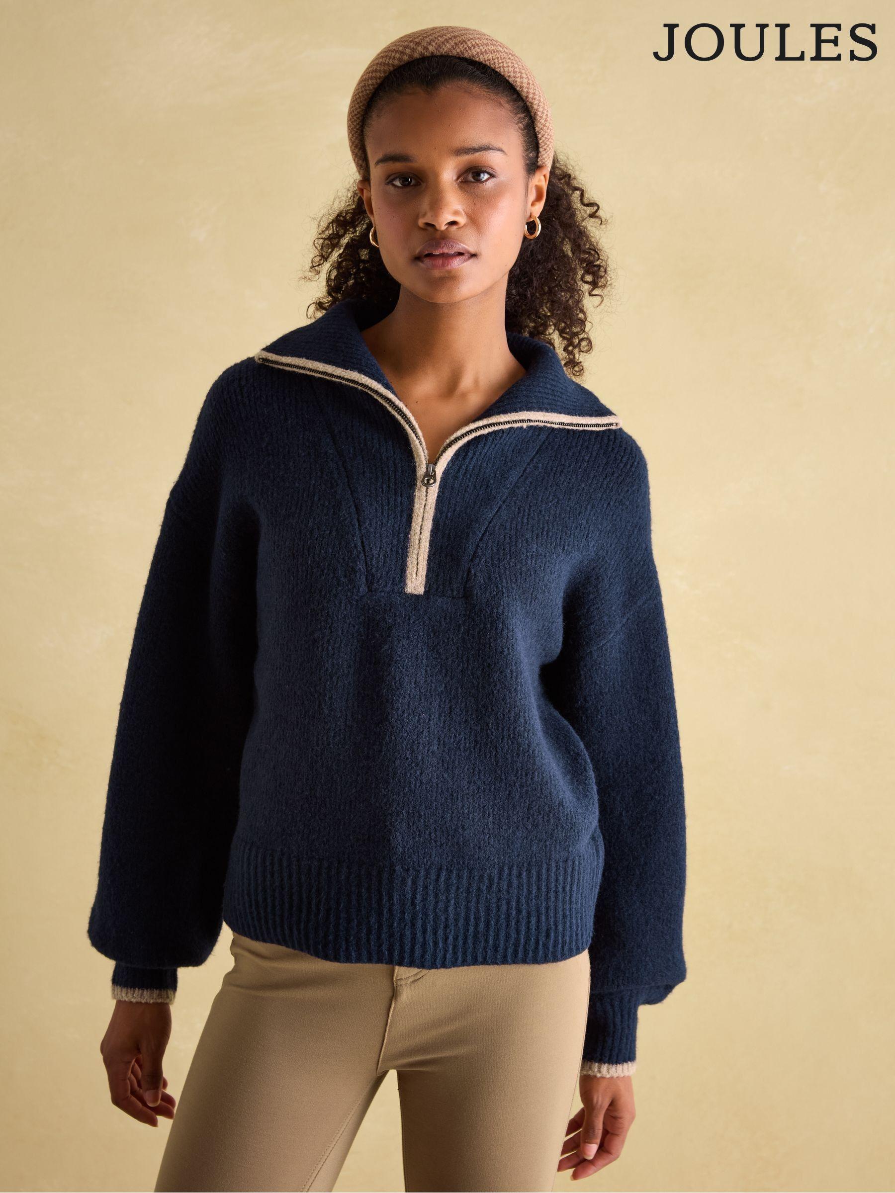 Women s Zip Neck Jumpers Next Ireland