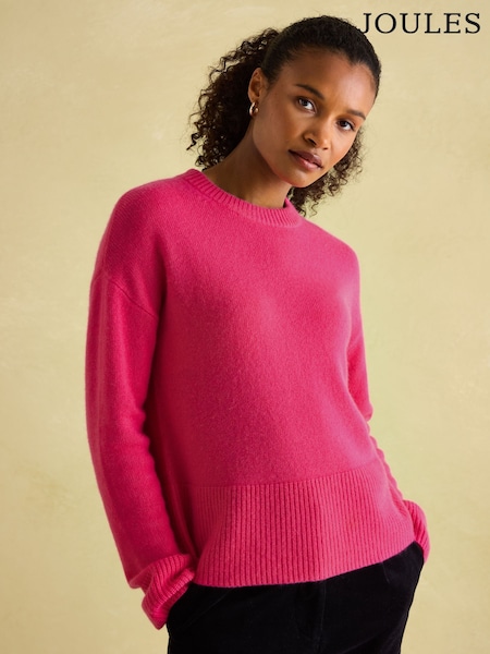 Joules Ivy Pink 100% Cashmere Jumper (209641) | R$ 1,570