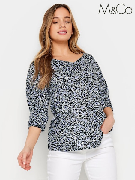 M&Co Blue Petite Top (209649) | €10