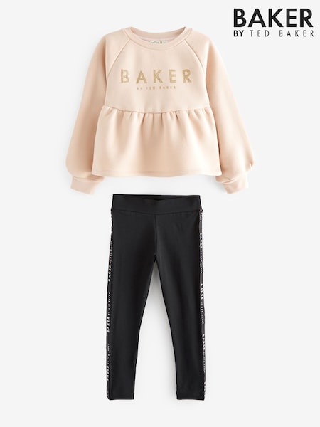 Piatră - Set pulover cu volan și colanți Baker by Ted Baker (209900) | 246 LEI - 298 LEI