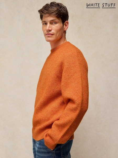 Oranžs - Regular White Stuff Flint Fisherman Jumper