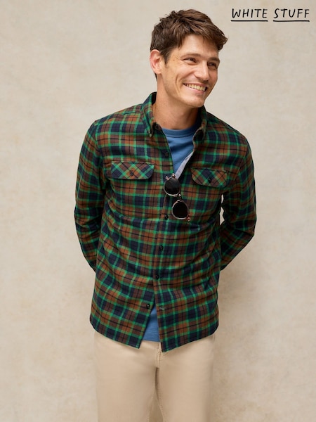 Blue - Regular White Stuff Heywood Check Shirt