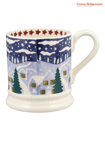 Emma Bridgewater Christmas Icons Winter Village 1/2 Pint Mug