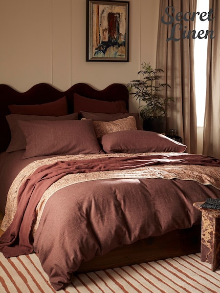 غطاء لحاف Henry من القطن الممشط من Secret Linen Store