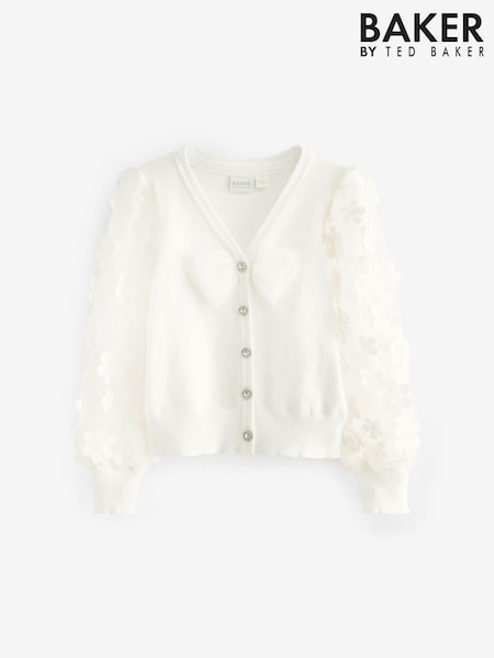 Cream - Baker by Ted Baker 3D Flower Cardigan (212363) | € 22 - € 26
