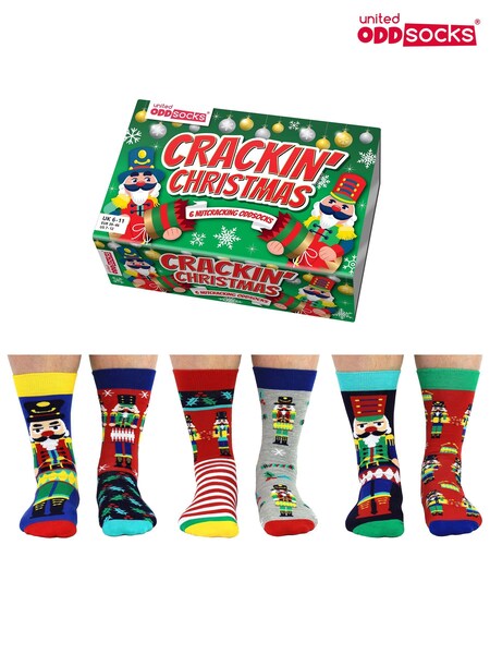 United Odd Socks Multi Cracking Christmas Nutcracker Cracking Christmas Socks (212507) | $22