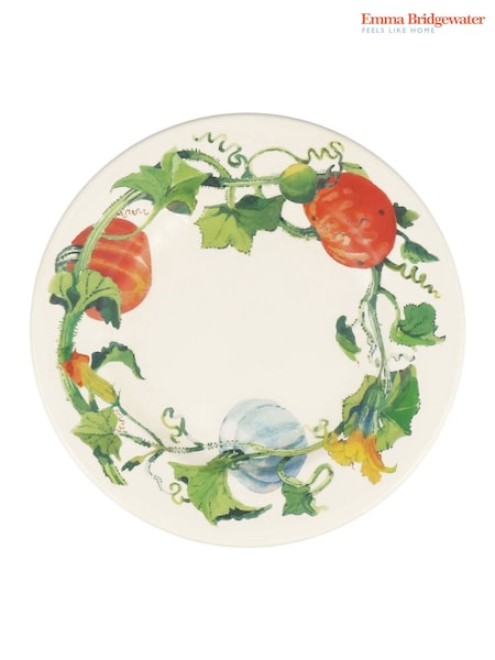 Plato mediano para cena con diseño de calabazas de Emma Bridgewater