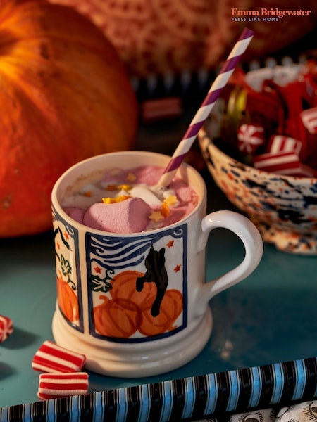 Emma Bridgewater Cats & Pumpkins 1/2 Pint Mug