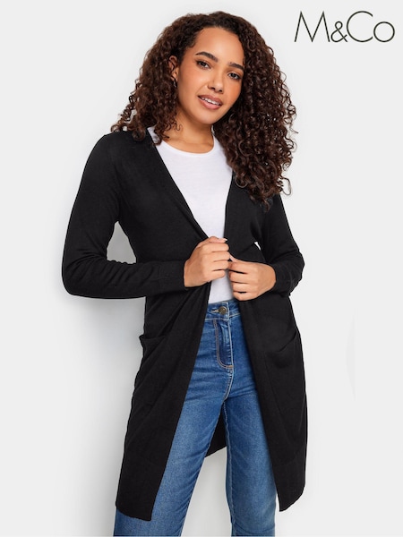 črna - M&Co Longline Cardigan (212882) | € 41