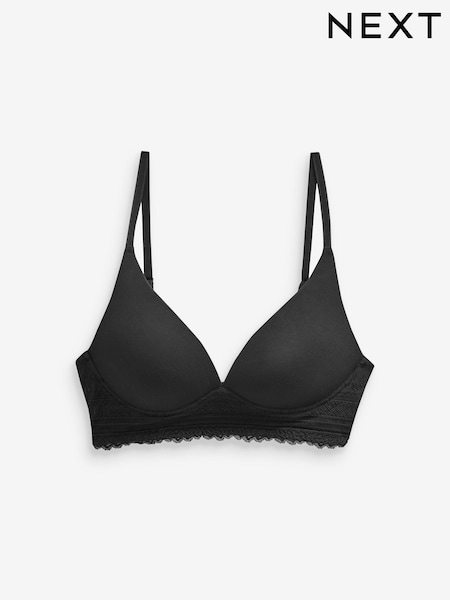 Black Forever Comfort® Light Pad Non Wire Lounge Bra (213026) | € 8