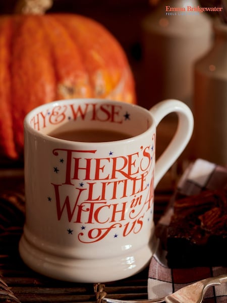 Emma Bridgewater Halloween Toast Little Witch 1/2 Pint Mug