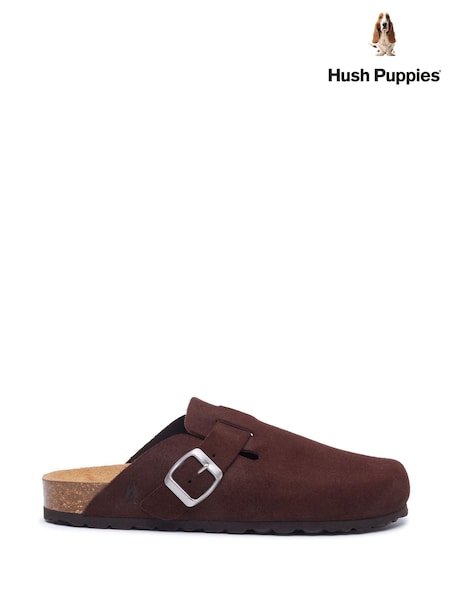 Brown - Hush Puppies Bailey Closed Toe Mules