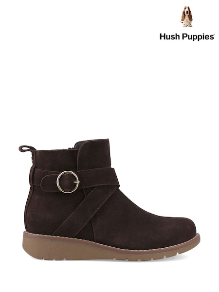Brun - Hush Puppies Lyra Buckle-stövlar