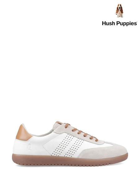 Bílá - Regular Hush Puppies Beckett Trainers