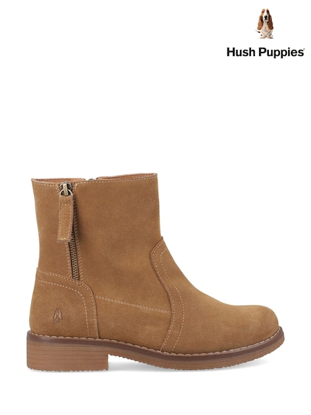 Tan Brown - Hush Puppies Marien Boots
