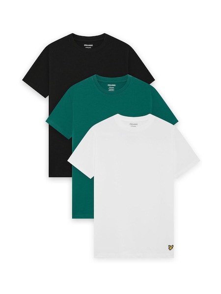 White - Lyle & Scott Loungewear T-shirts 3 Pack
