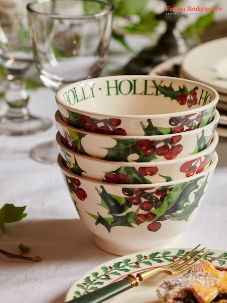 Emma Bridgewater Holly Small Old Bowl