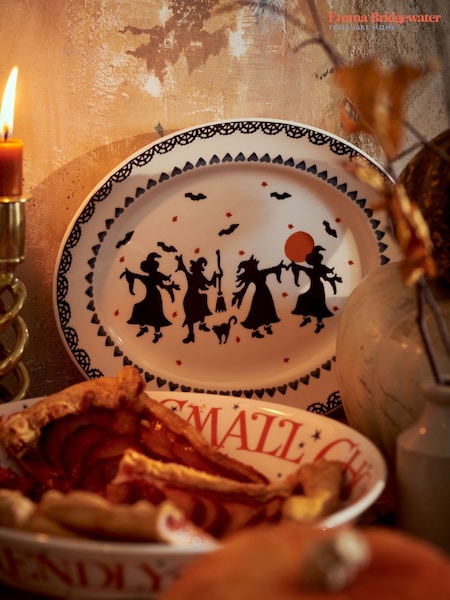Emma Bridgewater Dancing Witches Small Oval Platter