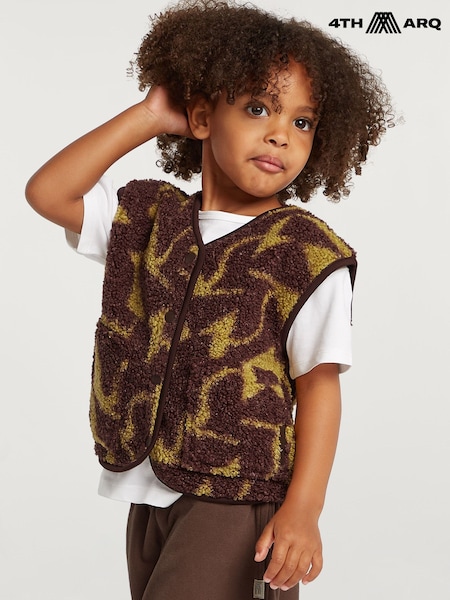 Brown/Green - 4th Arq Kids Borg Gilet