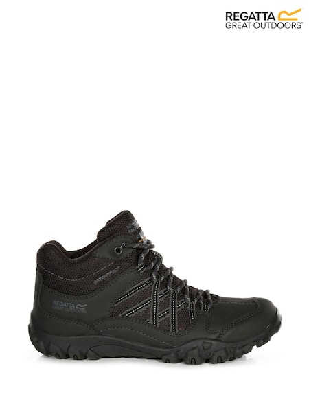 Negro - Regatta Edgepoint Mid Waterproof Walking Boots (215316) | 89 €