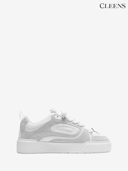 White - Regular Cleens Essential Skate Trainers