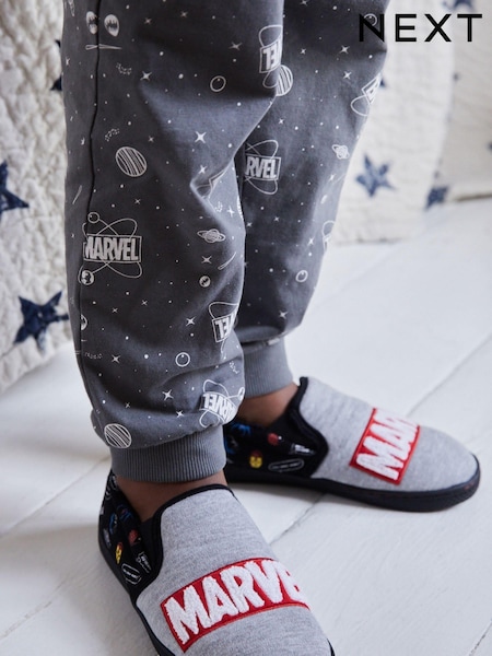 Grey Marvel Cupsole Slippers (215711) | €9 - €11