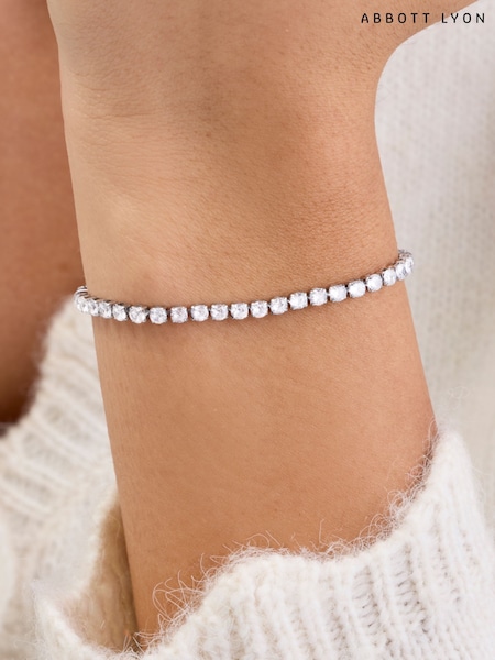 Sudrabs - Abbott Lyon Tennis Bracelet