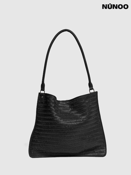 Black - Núnoo Nana Woven Bag