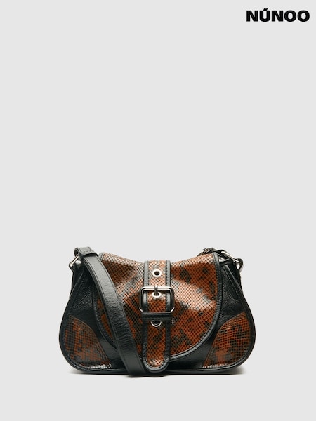 Black - Núnoo Small Maria Jungle Cacao Bag