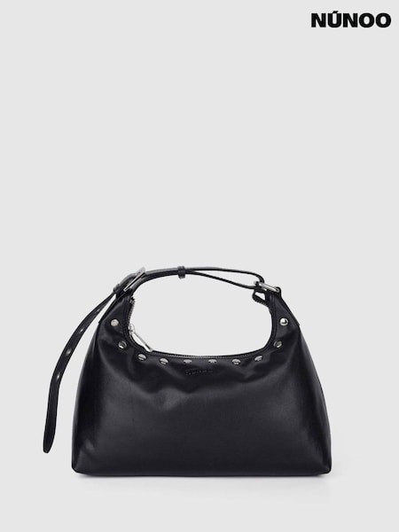 أسود - Núnoo Dandy Buckle Studs Mountain Bag